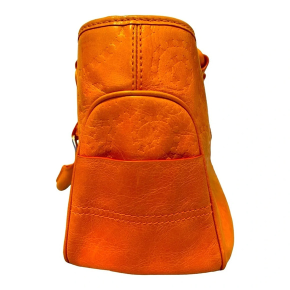 RARE Celine Spiraling-Macadam Embossed Leather Boogie Bag w/COA - Picture 5 of 13